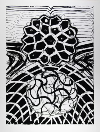 Bio Forms screen print II