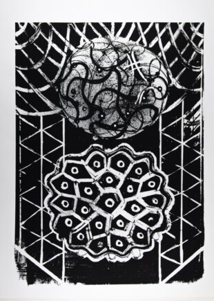 Bio Forms screen print I