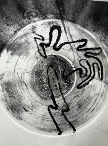 Borderlands Record etching II
