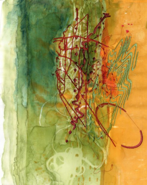 Ochre and Green